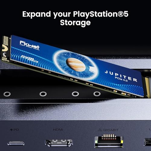 Fikwot FX660 2TB M.2 SSD, PCIe Gen 4x4 Dynamic SLC Cache - Speeds up to 5200MB/s M.2 2280 NVMe Internal SSD, Upgrade Storage for PC Computer, Laptop and PS5