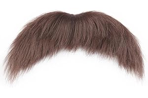 HONCLOUD DIY Self Adhesive Fake Mustache Set Fake Beard Material Novelty Mustaches for Costume and Halloween Festival Party