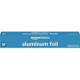 Amazon Basics Aluminum Foil for Everyday Use, Cooking and Wrapping, 250 Sq Ft, Pack of 1 (Previously Solimo)