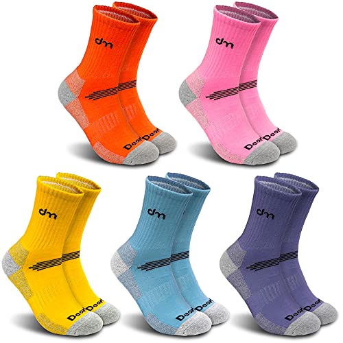 DEARMY Hiking Socks for Women/Men with Cushioned Moisture Wicking Sport