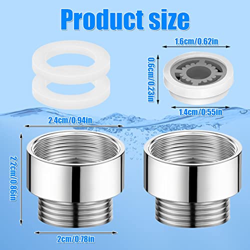 20Pcs Shower Flow Reducer Limiter 1/2 Inch Shower Head Pressure