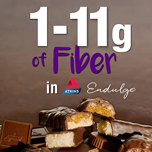 Atkins Endulge Treat Chocolate Caramel Fudge Dessert Bar. Rich and