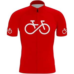 Cycling Jersey Bike Shirts Cooling Side Panels,Cycling Shirts Anti-Slip Tape Bike Jersey for Summer Bike Rides