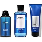 Bath and Body Works - Ocean - For Men - 3 pc Bundle - (2020 Edition)