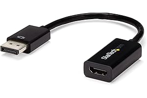 StarTech.com DisplayPort to HDMI Adapter - 4K 30Hz Active DisplayPort to HDMI Video Converter - DP to HDMI Monitor/TV/Display