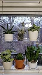 SupremeTech Hanging Acrylic Shelves for Windows