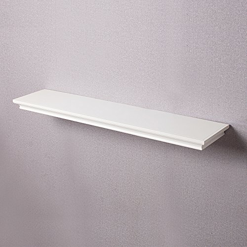 AHDECOR White Floating Shelves, Deep Display Wall Shelf, Easy to Install, 36 inch Buy Online