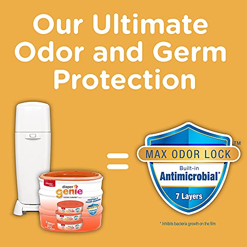 Diaper Genie Complete Pail (White) OdorControlling Baby Diaper