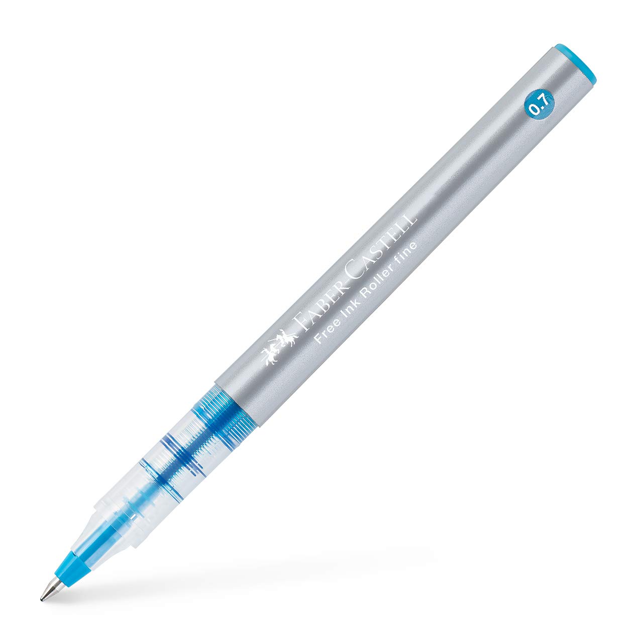 Faber-Castell 348147 ? Ink Roller 0.7 Sky Blue Pack of 12.