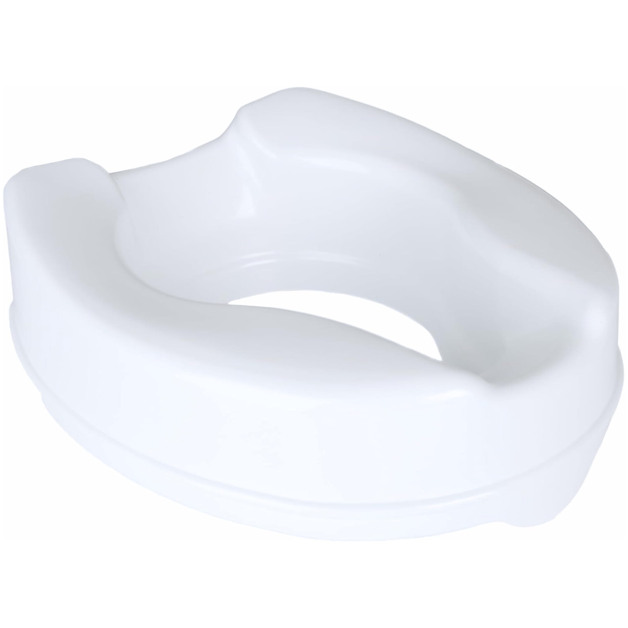 Homecraft Raised Toilet Seat 4 Inch (10 cm) – Toilet Riser for Elderly, Disabled and Post Surgery Recovery – Lightweight, Hygienic Bathroom Aid – Fits Standard Toilets – 190 kg Capacity, White