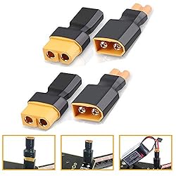 2 Pair No Wires XT30 to XT60 Plug Female Male