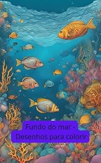 Livro Fundo do Mar - Desenhos para Colorir