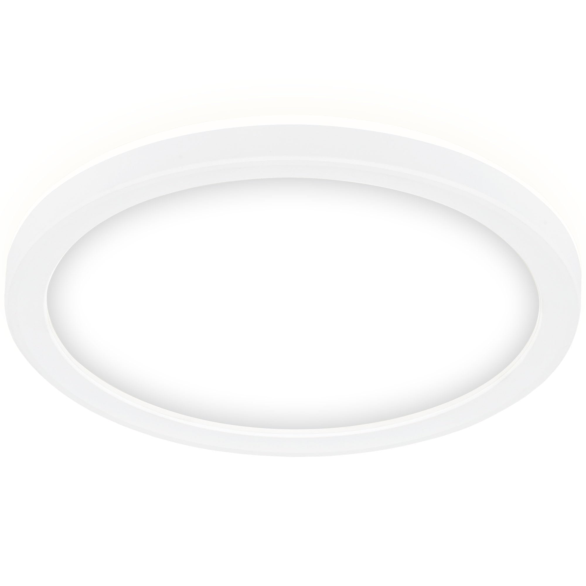 Briloner LED Panel, Ceiling lamp with Background Lighting Effect, 12-watt, 1,400 lumens, 4,000 kelvins, White, Round, Diam 19cm