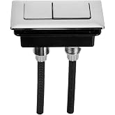 BESPORTBLE Rectangular Dual Flush Toilet Button Replacement 5.51 X 3.34 X 1.77 Inch Water Tank Push Button with Easy Installation for Universal Toilet Flush Repair