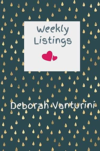 Weekly Listings: Monday-Sunday Daily Weekly Listing Book For Resellers Reselling