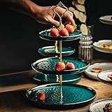 Tiamo Round Dessert Cupcake Tray， Wedding,3 Tier