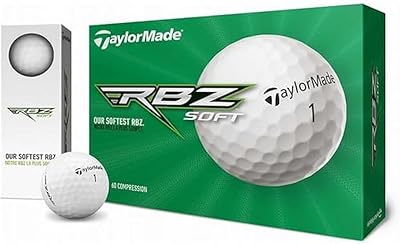 TaylorMade RBZ Soft Golf Balls 3 Pack Distances Soft Feel React Core Lonomer