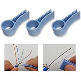 Network Cable Untwist Tool, Engineer Wire Straightener for CAT5/CAT5e/CAT6/CAT7 Wires Pair Separator Tools Quickly &amp; Easily Untwists (3)