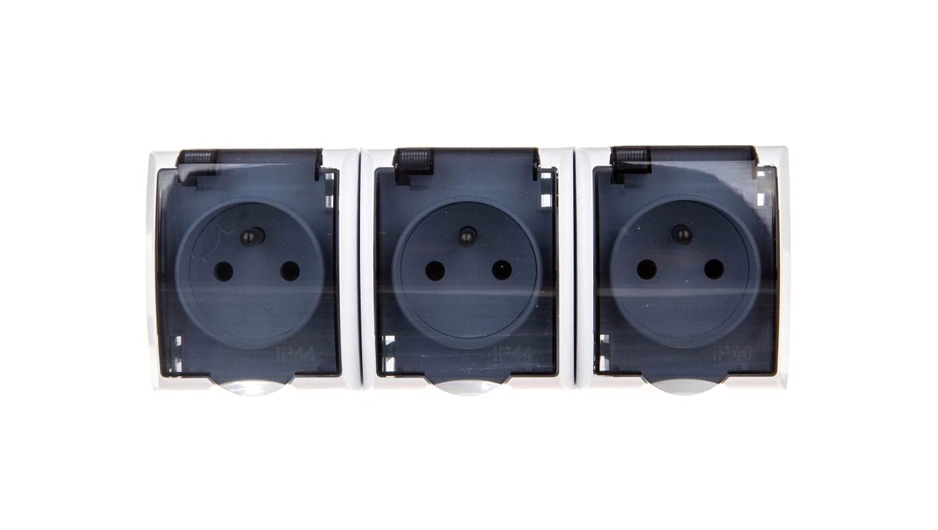 Ospel GNH-3HZ/00/d White IP44 16 A 1 Piece