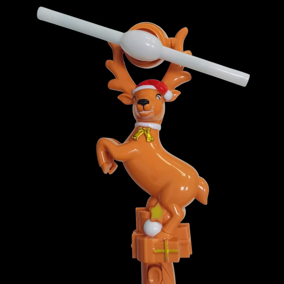 Swivel Fan Wand - Light Sensory Toy [Reindeer]