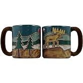 Mara Stoneware Mug - Moose - 16 oz