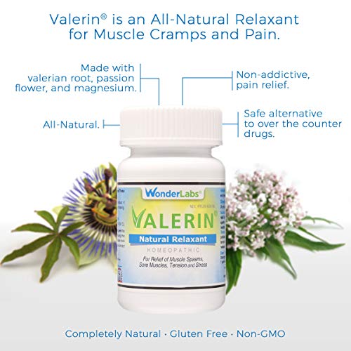 Valerian Natural Relaxant for Tension Relief, Stress Relief, Leg Cramp