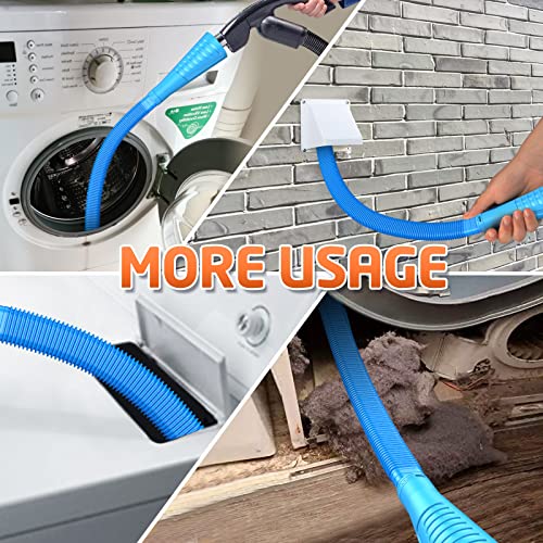 Sealegend 2 Pack Dryer Vent Cleaner Kit Vacuum Hose Attachment, Dryer Lint Cleaner Kit Lint