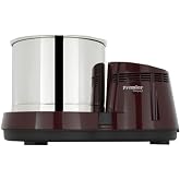 Premier Compact Table Top Wet Grinder with Atta Kneader and Coconut Scrapper -110volts 2 Ltrs (Red Color)