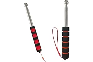 Professional Hollowing Drum Detection Hammer for House Decoration Inspection - Telescopic, Thickened Stainless Steel, (26-130