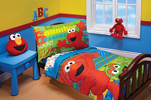 sesame street abc 123 juego de 4 piezas para bebés