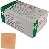 Safety First Aid Group HypaPlast Pink Washproof Plasters 3.8x3.8cm Pack of 100 view 3