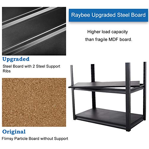 Raybee 5Tier Storage Shelves for Garage Heavy Duty Steel Garage