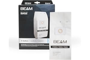 BEAM Central Vacuum 5 Gallon Bag B69025 - Paper Bag - Pack of 3 - Allergen Filtration