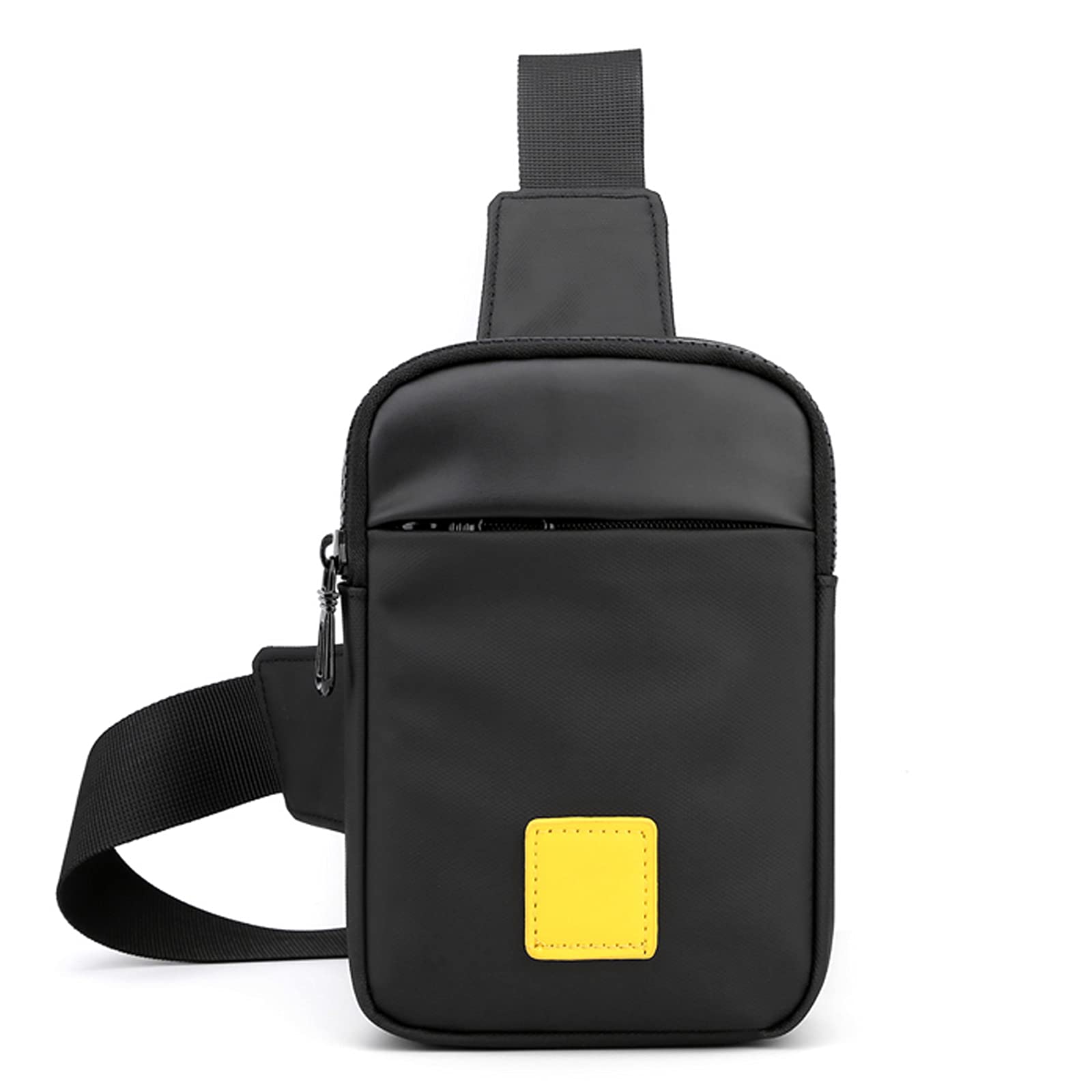 FANDARE Sling Bag Small Backpack Bags for Men Chest Pack Shoulder Backpacks Crossbody Bags Multipurpose Daypacks Outdoor Sport Travel Running Hiking Waterproof Lightweight Nylon Black