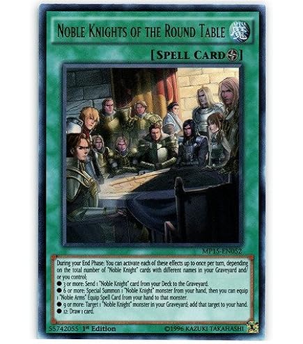 Amazon.com: YU-GI-OH! - Noble Knight Brothers (MP15-EN046) - Mega Pack 2015  - 1st Edition