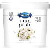 Satin Ice Gum Paste for Cake Decorating, White (2 Pound)