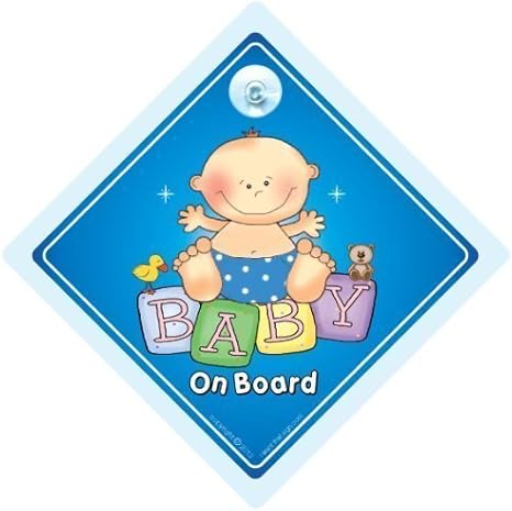 Chudian 6 Stück Baby On Board Warnschild, Aufkleber Mit Saugnapf Hitzbeständig K