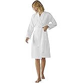 Coyuchi Organic Cotton Robe Unisex | Lightweight Breathable Terry | Soft Absorbent Sustainable Bathrobe