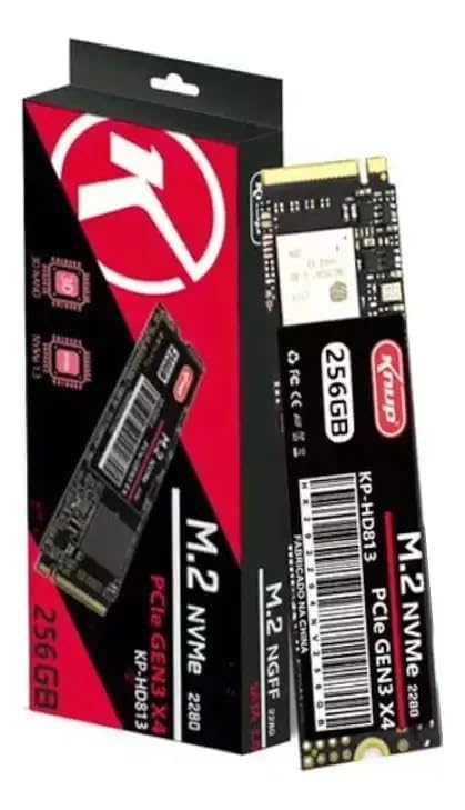 Knup SSD M.2 2280 NVMe 256GB KP-HD813 para PC e Notebook