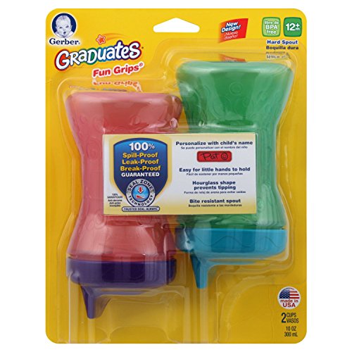 first essentials by nuk gerber graduatesfun grips hard spout sippy cups