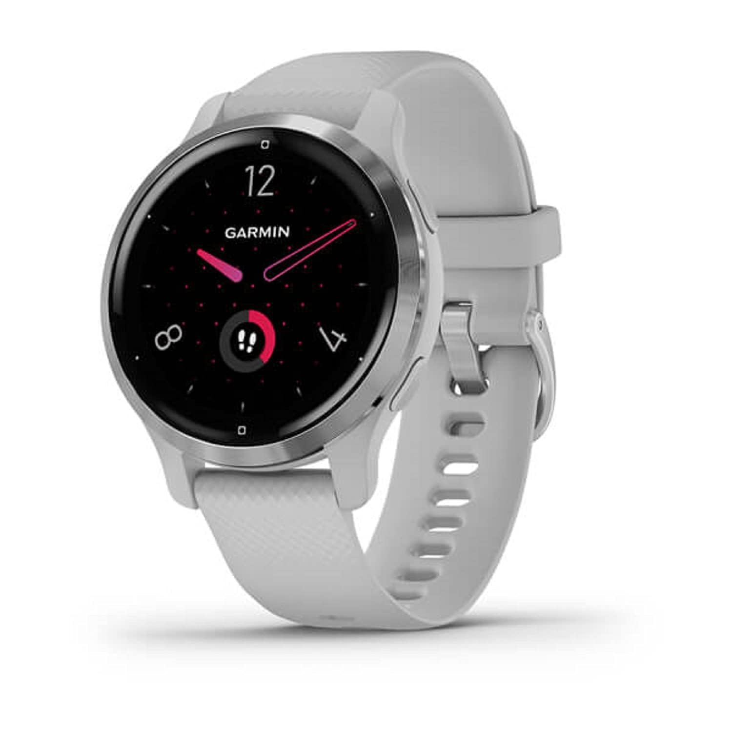 Garmin Venu 2S (40 mm), AMOLED GPS smaller sized Smartwatch with All-day Advanced Health and Fitness Features, Music Storage, Wellness Smartwatch with up to 10 days battery life, Mist Grey