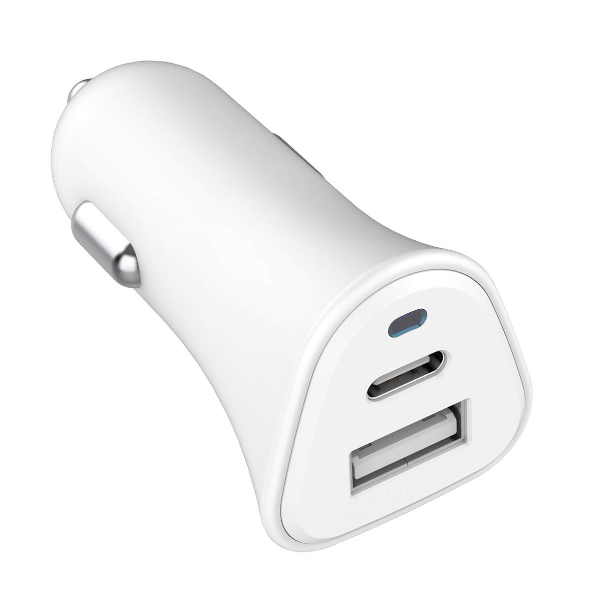 JUST GREEN USB A to USB C Car Charger