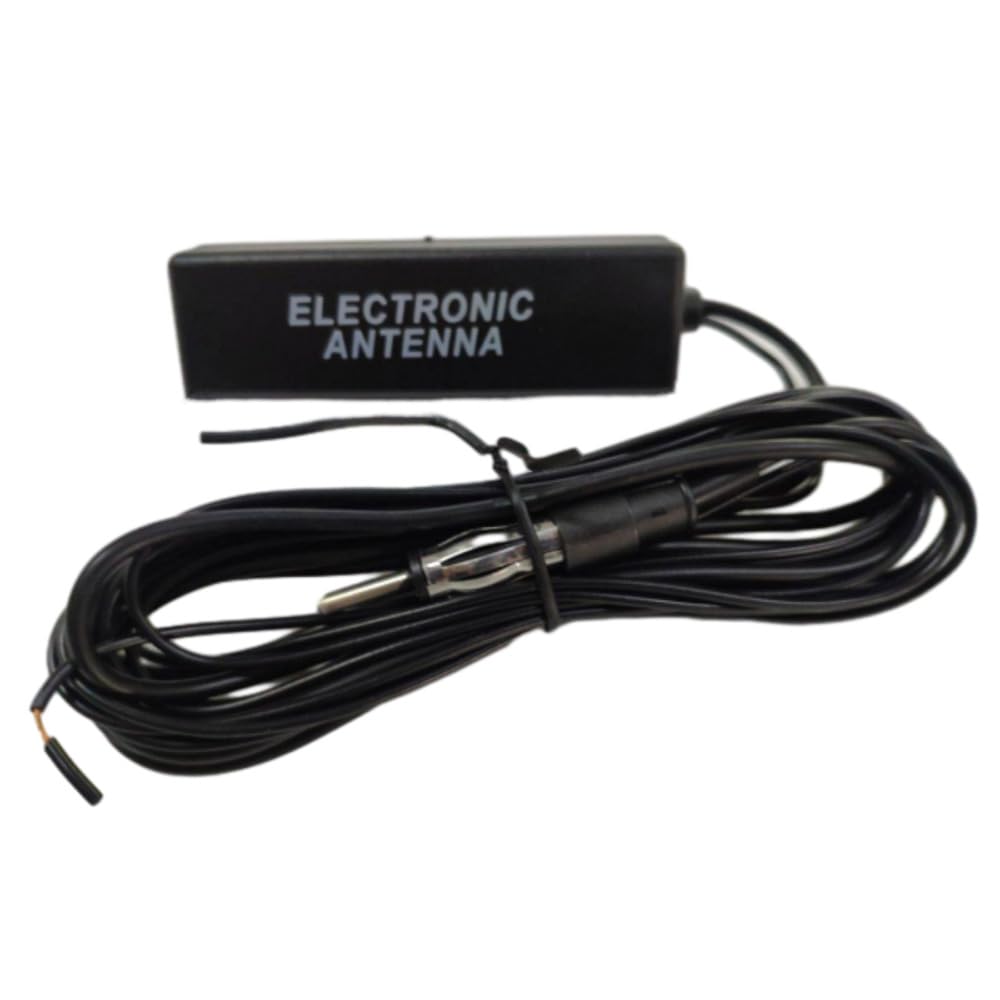 Riloer Car Hidden Amplified Antenna, Electronic Car Stereo Antenna AM FM Radio Hideaway Amplified Antenna