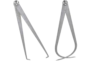 Biaungdo 300mm/12 inch Long Firm Joint Metal Measurement Inside Outside Caliper 2 Pcs