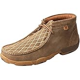 Twisted X Men's Chukka Driving Moc, Moc Toe, Light Brown & Embroidered Vamp, 8 M