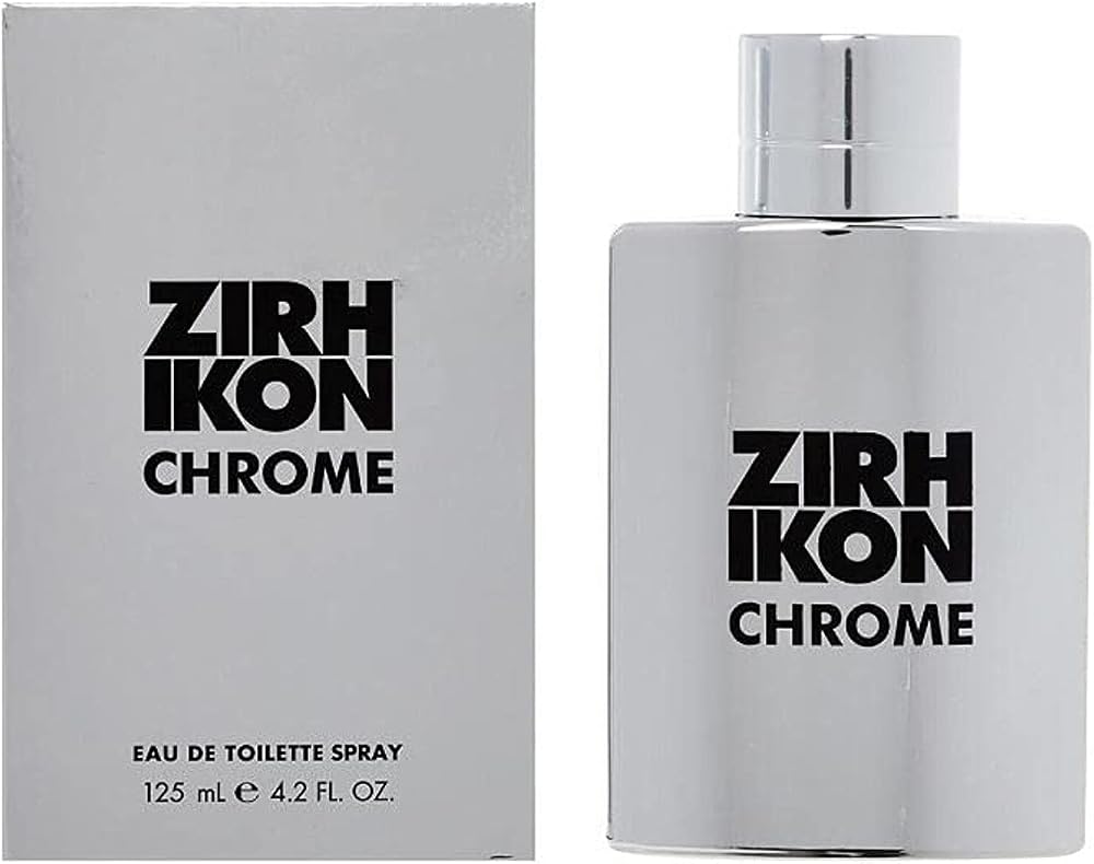 Zirh Ikon Chrome Eau de Toilette 125ml Woody Spicy Fragrance Men New