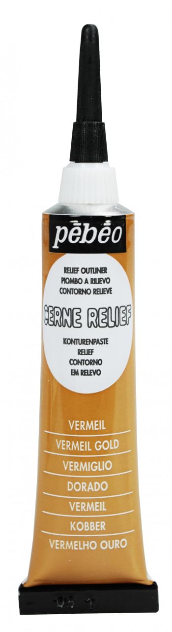 PEBEO CERNE Relief VERMEILGLD, Vermeil Gold, 20 ml (Pack of 1)