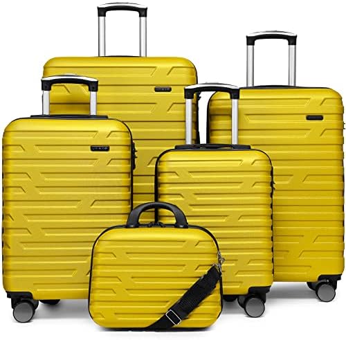 thumbnail image 2 of LARVENDER Luggage Sets 6 Piece, Expandable Hardshell Suitcase Set With 2 of 12