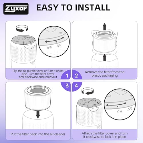 Bedavol 2 Pack Core 400S Replacement Filter Compatible with LEVOIT Core 400S & Core 400S-P and Core 400S-RF Air Purifier, 3-in-1 True HEPA Activated Carbon Pre-Filter, White