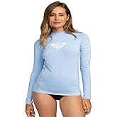Roxy All Ages Long Sleeve Compression Fit Rashguard UPF 50+ Quick Dry Recycled Swim Shirt